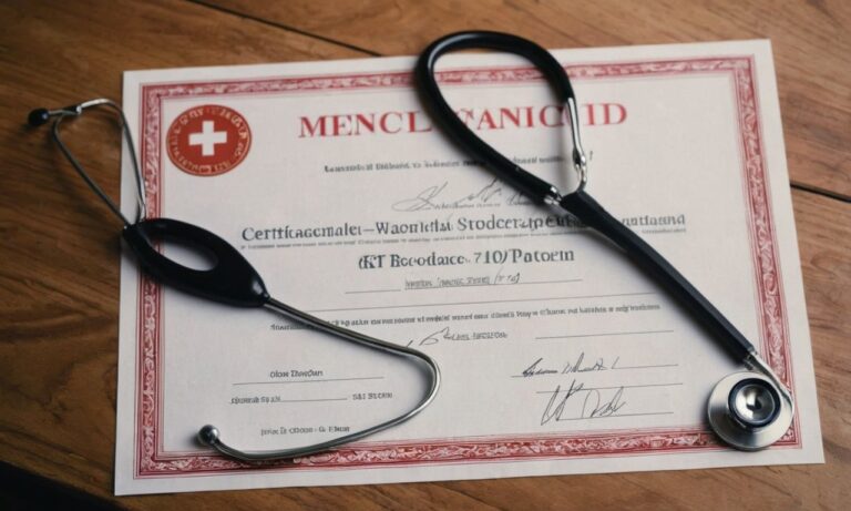 Certificat Medical Tip A5