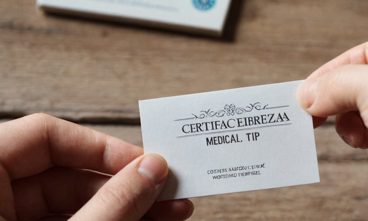 Cine Eliberează Certificat Medical Tip A5